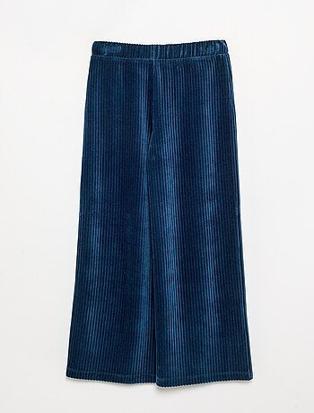 Pantaloni ampi in velluto a costine