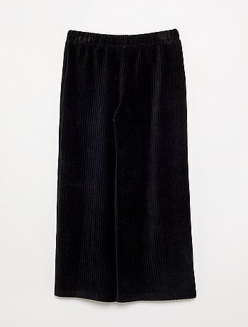 Pantaloni ampi in velluto a costine