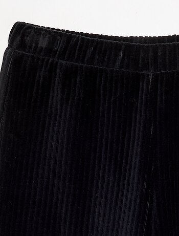 Pantaloni ampi in velluto a costine