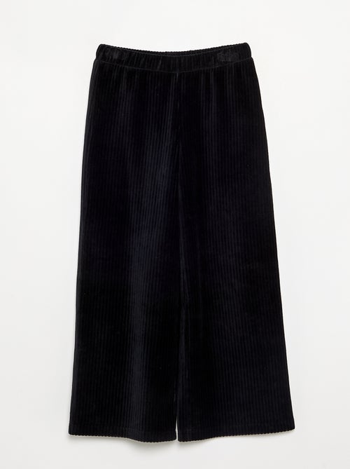 Pantaloni ampi in velluto a costine - Kiabi