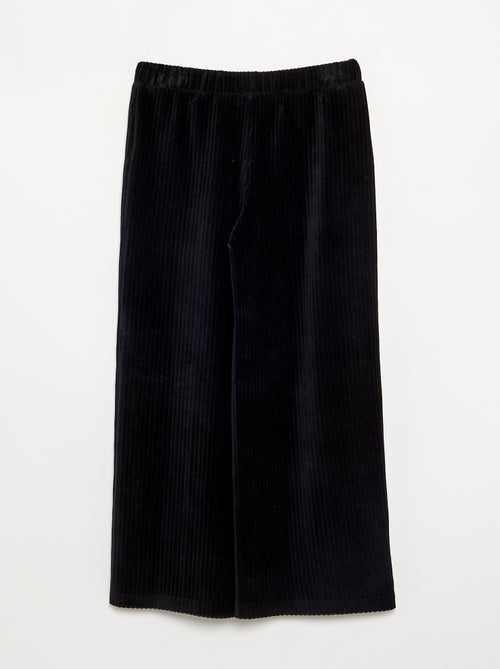 Pantaloni ampi in velluto a costine - Kiabi