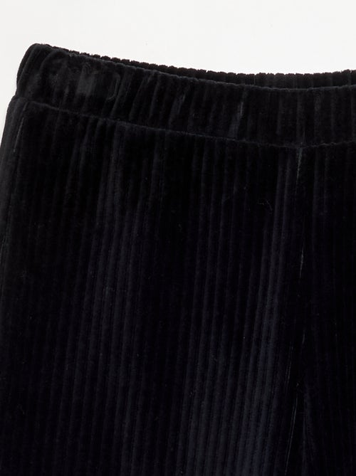 Pantaloni ampi in velluto a costine - Kiabi