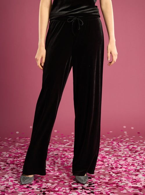 Pantaloni ampi in velluto - Kiabi