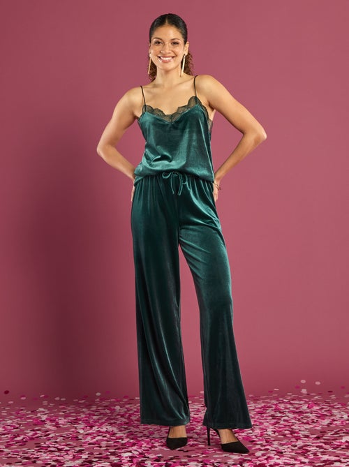 Pantaloni ampi in velluto - Kiabi