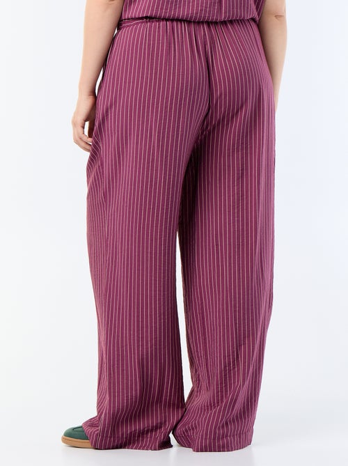 Pantaloni ampi in viscosa fluida - Kiabi Pantaloni ampi in viscosa fluida - Kiabi