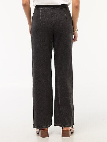 Pantaloni ampi 'JDY' con bottoni decorativi in vita