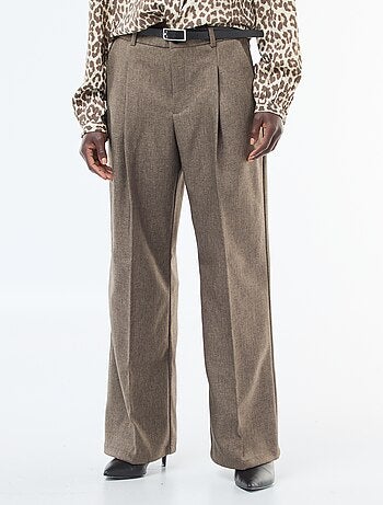 Pantaloni ampi 'JDY' in flanella con cintura
