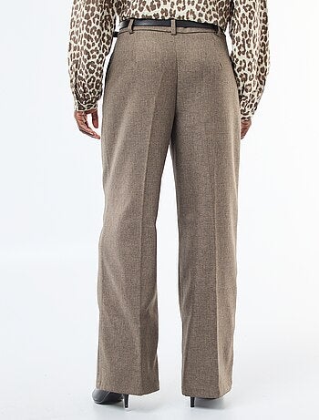 Pantaloni ampi 'JDY' in flanella con cintura
