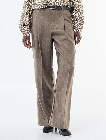 Pantaloni ampi 'JDY' in flanella con cintura