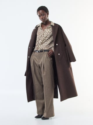 Pantaloni ampi 'JDY' in flanella con cintura