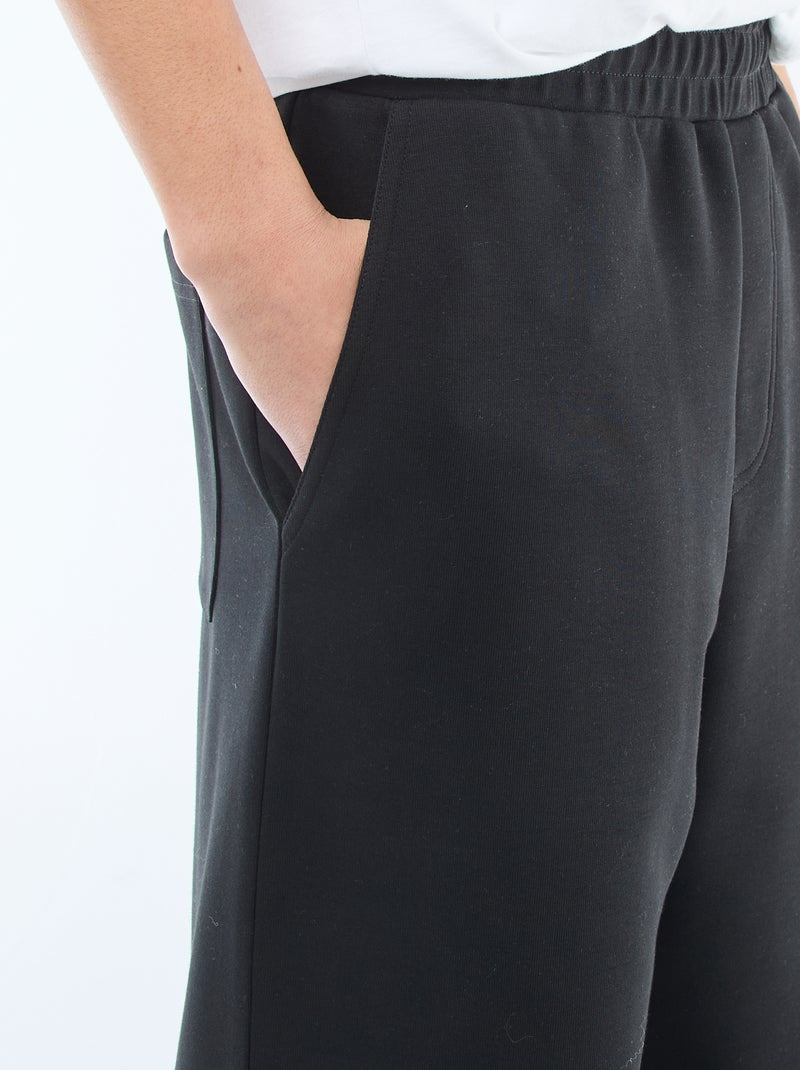 Pantaloni ampi stile jogging Nero - Kiabi