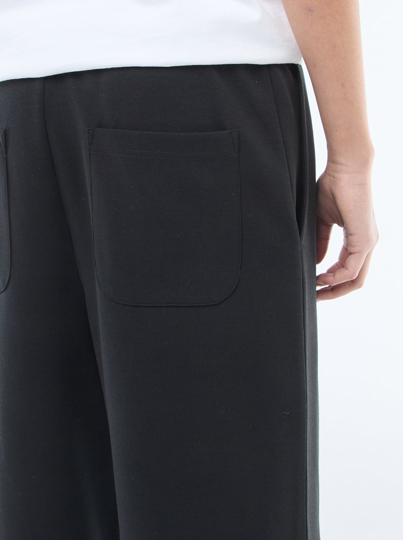 Pantaloni ampi stile jogging Nero - Kiabi