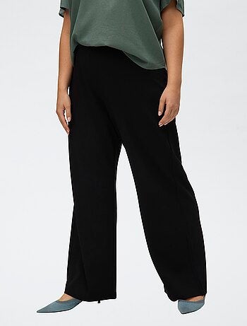 Pantaloni ampi tinta unita