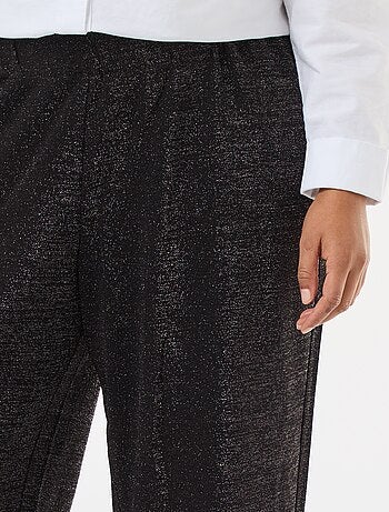 Pantaloni ampi 'Vero Moda' in maglia glitterata
