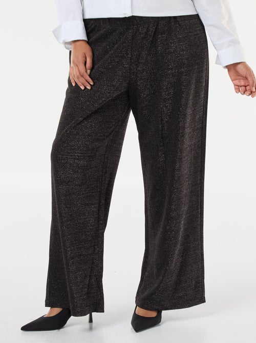 Pantaloni ampi 'Vero Moda' in maglia glitterata - Kiabi