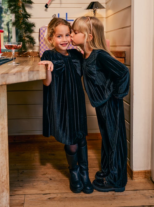 Pantaloni ampi wide leg in maglia velvet a coste - Kiabi