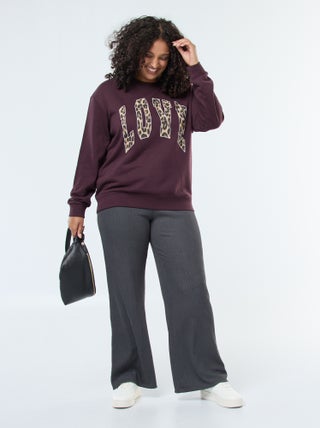 Pantaloni ampi / wide leg plissettati