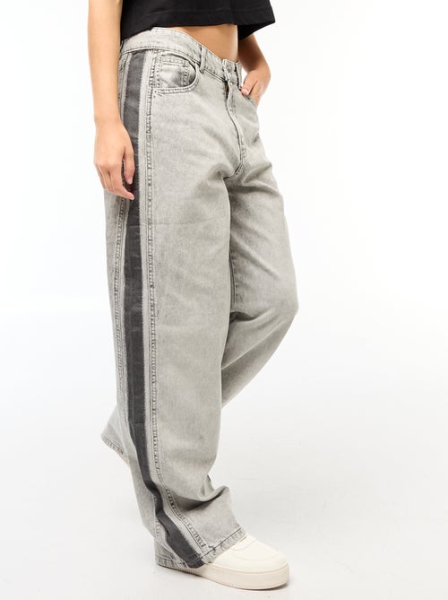 Pantaloni baggy a contrasto - - Kiabi