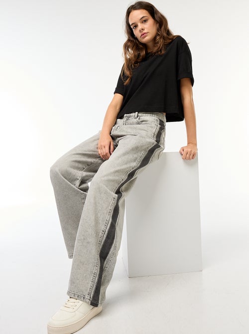 Pantaloni baggy a contrasto - - Kiabi