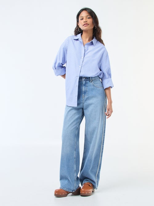 Pantaloni baggy a vita bassa - Kiabi