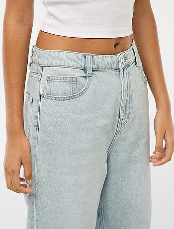 Pantaloni baggy a vita bassa con 5 tasche