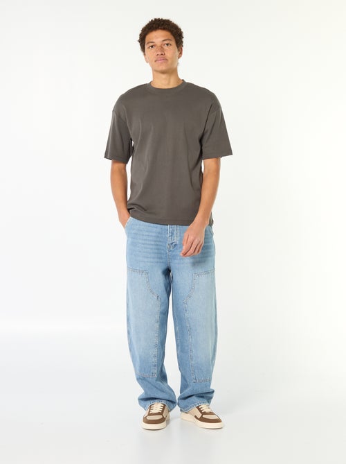 Pantaloni Baggy fit denim - Kiabi