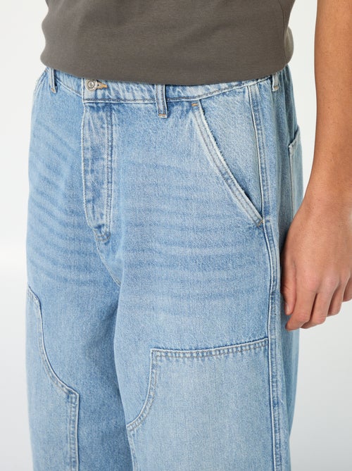 Pantaloni Baggy fit denim - Kiabi