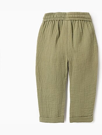 Pantaloni baggy in bambula di cotone