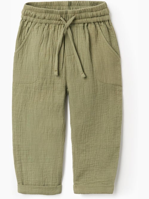 Pantaloni baggy in bambula di cotone - Kiabi