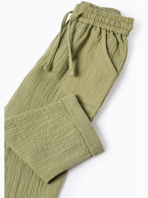 Pantaloni baggy in bambula di cotone - Kiabi