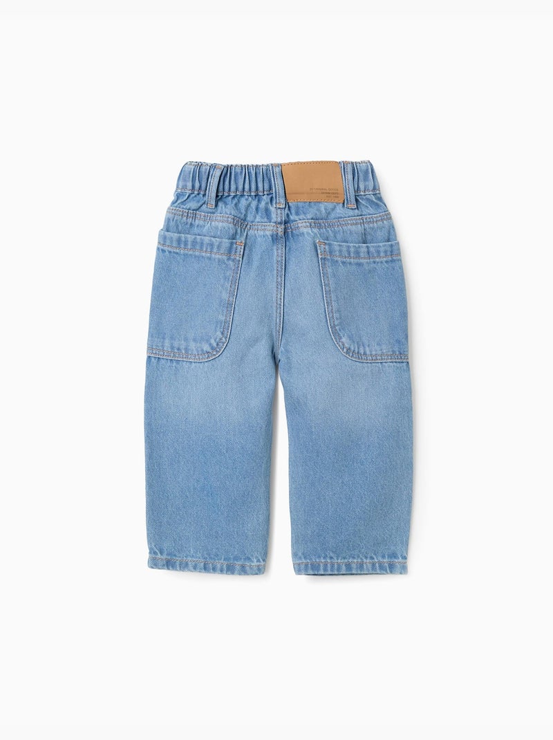 Pantaloni baggy in denim Blu chiaro - Kiabi