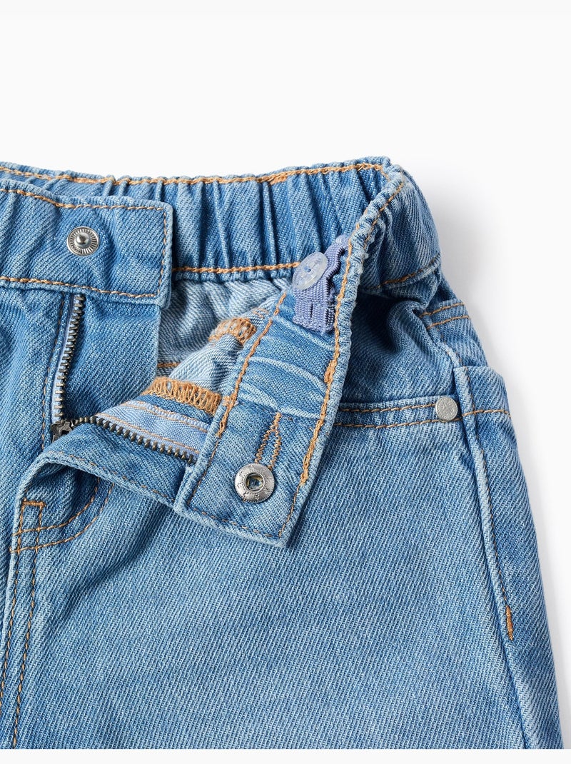 Pantaloni baggy in denim Blu chiaro - Kiabi