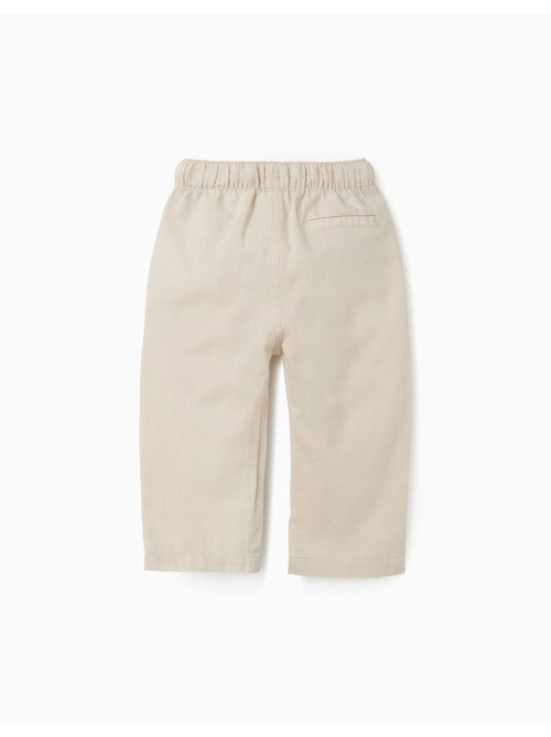 Pantaloni baggy in lino con coulisse - Kiabi