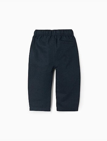 Pantaloni baggy in lino con coulisse