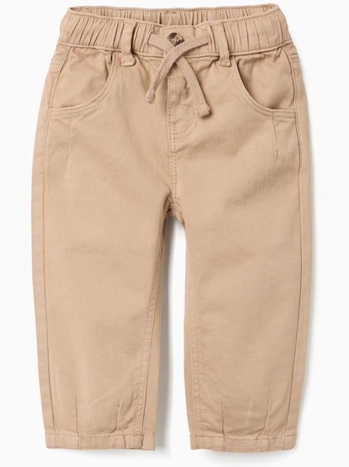 Pantaloni baggy in twill con coulisse - Kiabi