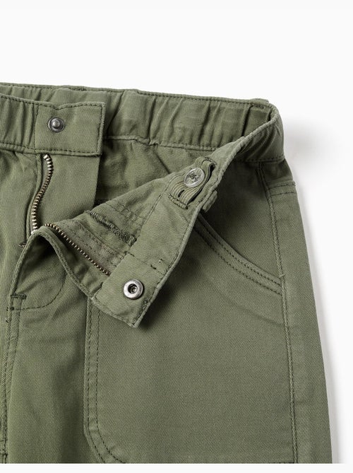 Pantaloni baggy in twill con tasche - Kiabi