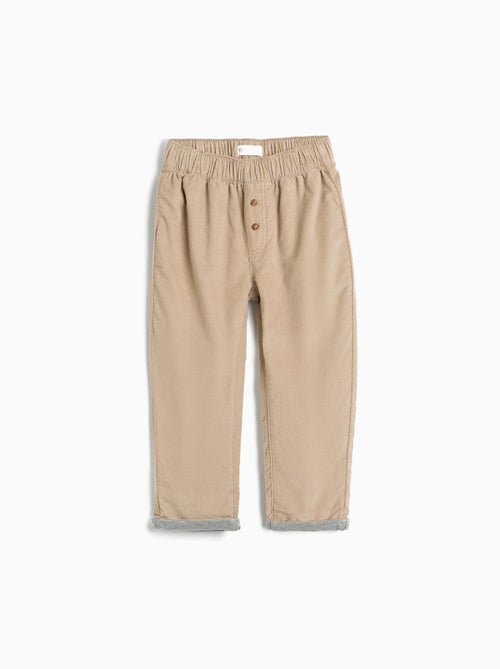 Pantaloni baggy in velluto a coste, mo fashion - Kiabi