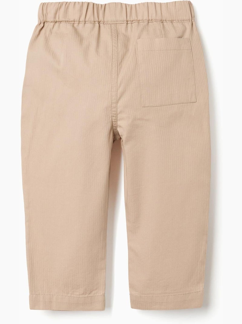 Pantaloni baggy pull-up in cotone brothers & sisters Beige - Kiabi