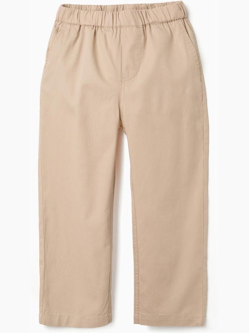 Pantaloni baggy pull-up in cotone b&s - Kiabi