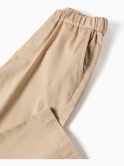 Pantaloni baggy pull-up in cotone b&s - Kiabi