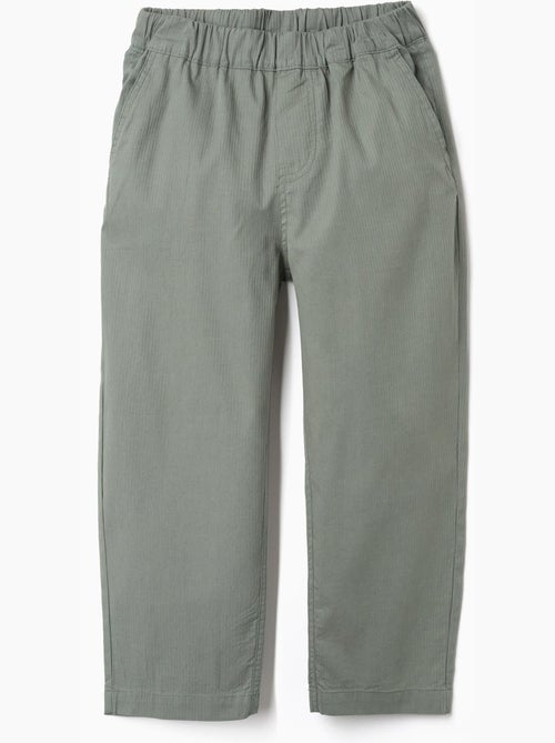 Pantaloni baggy pull-up in cotone b&s - Kiabi