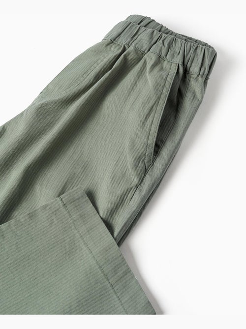 Pantaloni baggy pull-up in cotone b&s - Kiabi