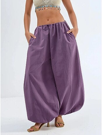 Pantaloni balloon con vita elasticizzata busem