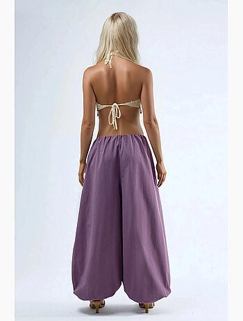 Pantaloni balloon con vita elasticizzata busem