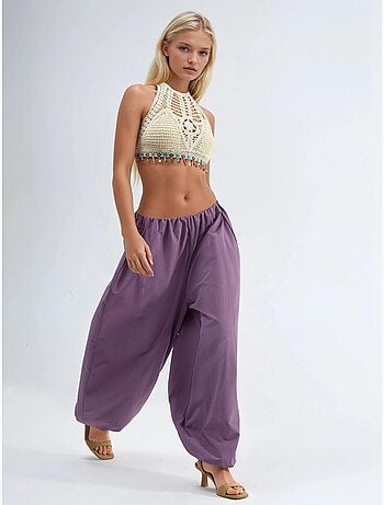 Pantaloni balloon con vita elasticizzata busem