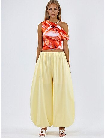 Pantaloni balloon con vita elasticizzata busem