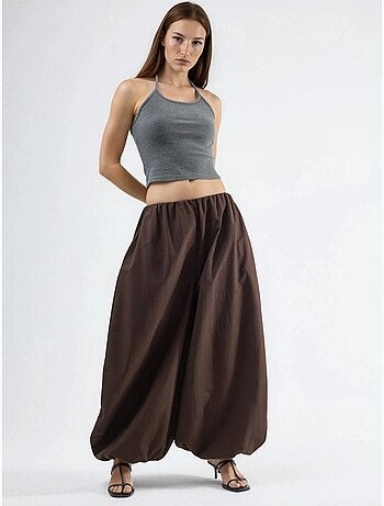 Pantaloni balloon con vita elasticizzata busem