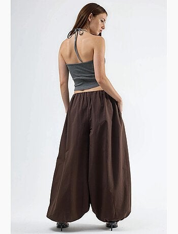 Pantaloni balloon con vita elasticizzata busem