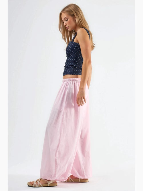 Pantaloni balloon con vita elasticizzata e tasche busem - Kiabi Pantaloni balloon con vita elasticizzata e tasche busem - Kiabi