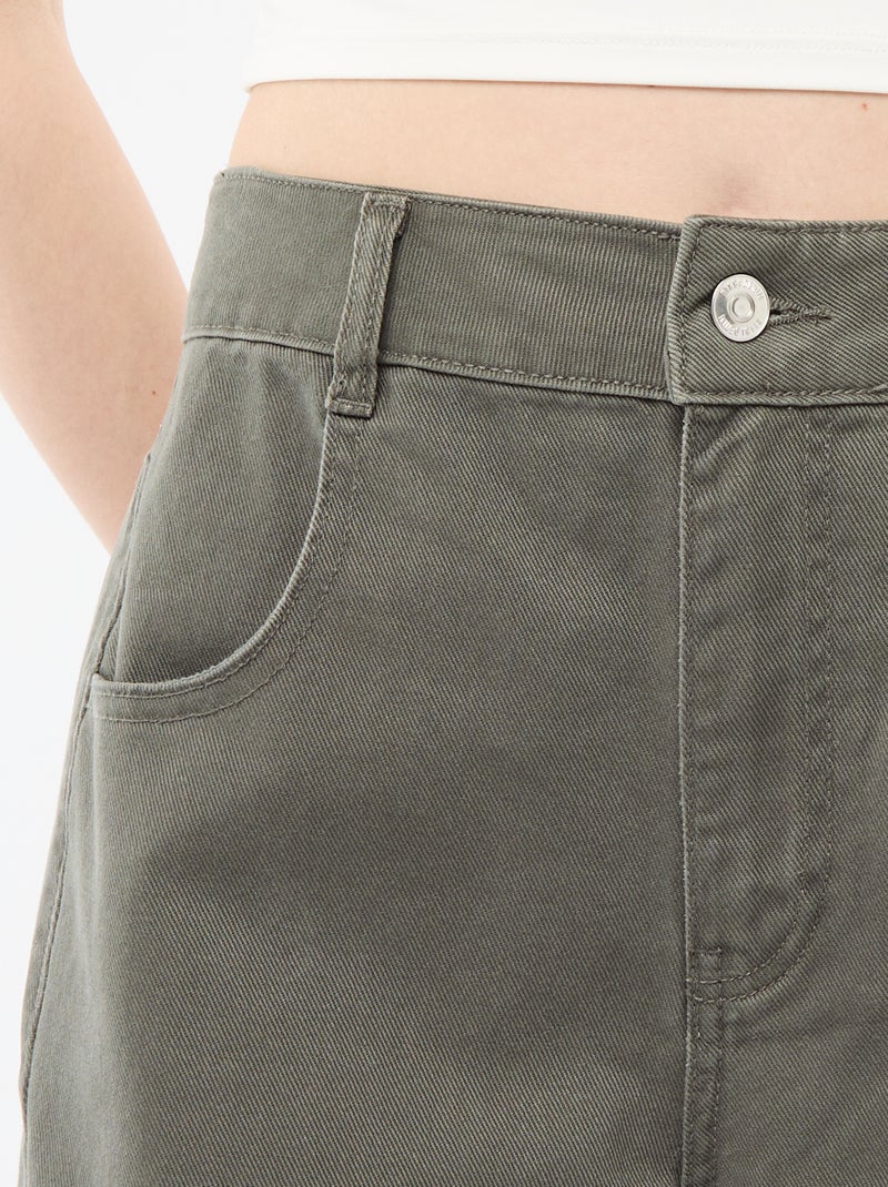 Pantaloni balloon fit Verde oliva - Kiabi